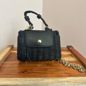 Coastal Black Woven Mini
